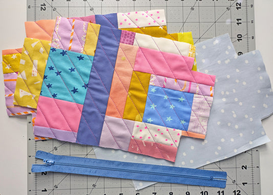 Make a Fun Scrappy Quilted Pouch!