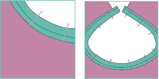 Bias Binding Ttutorial for Necklines and Armholes