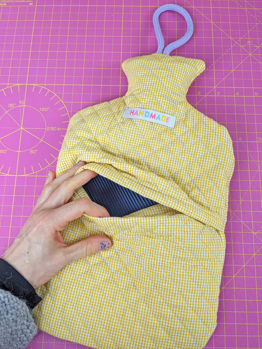 Hot Water Bottle Cover Tutorial