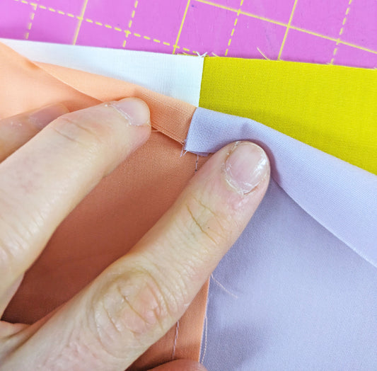 Quilting tip: How to Nest Seams