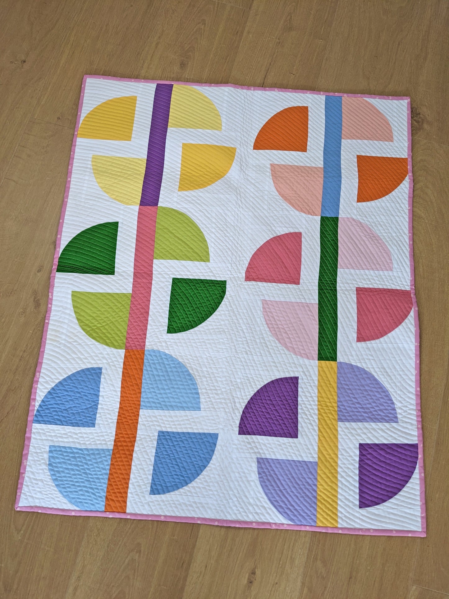 Broken Circles Quilt - PDF sewing pattern