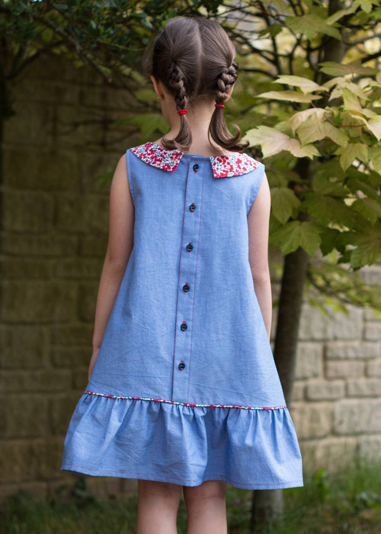 Mini Marshmallow Dress Sewing Pattern CocoWawa Crafts