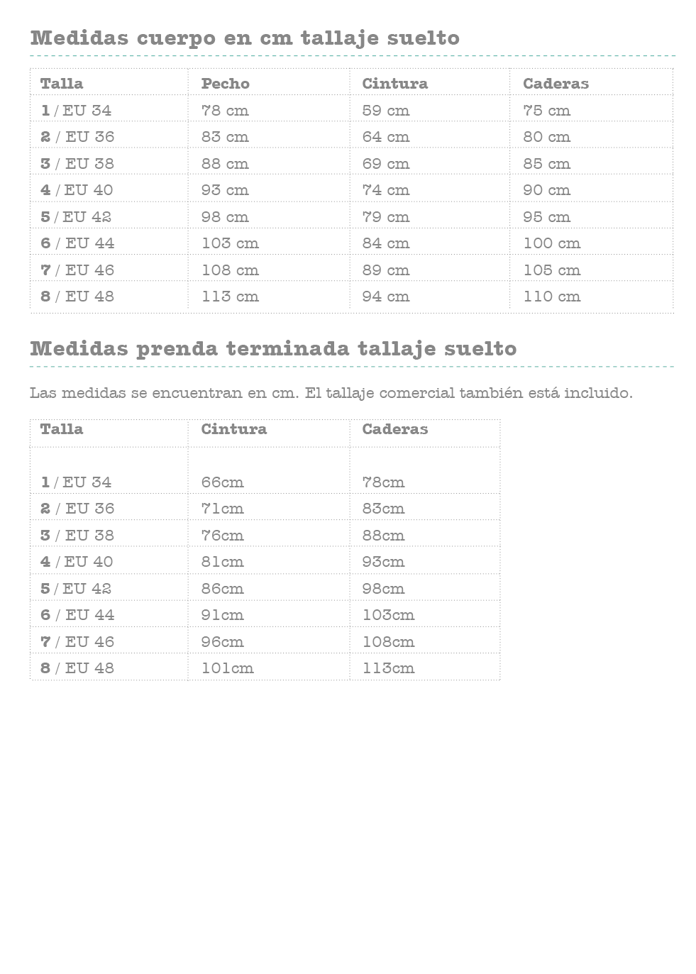 Tallaje Cinnamon Trousers suelto patron de costura