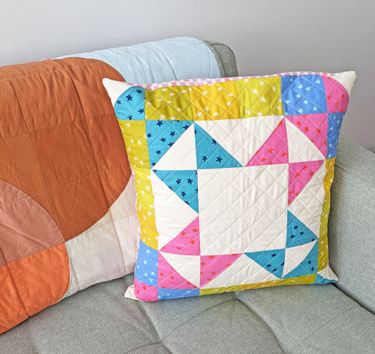 Tutorial: Kaleidoscope Quilted Cushion - PART 2