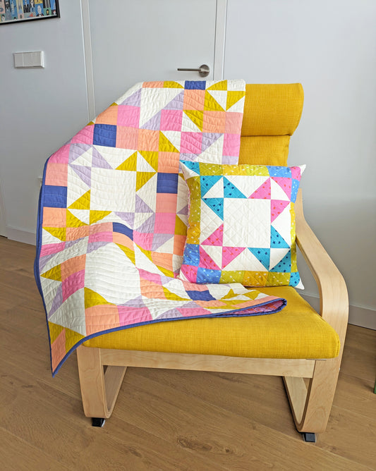 Tutorial: Kaleidoscope Quilted Cushion - PART 1