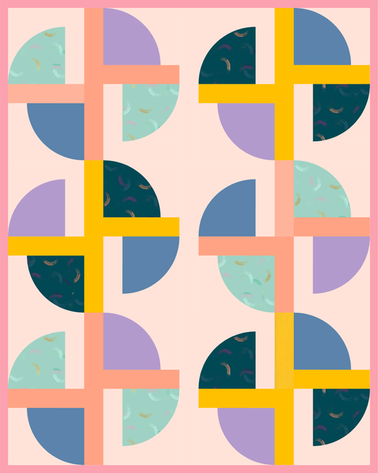 Alternative Layouts, Fabric Suggestions and Kits - Broken Circles Quilt Pattern