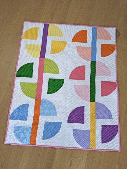 Broken Circles Quilt - PDF sewing pattern