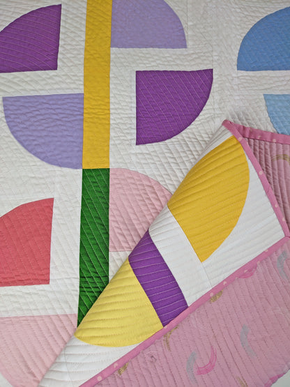 Broken Circles Quilt - PDF sewing pattern