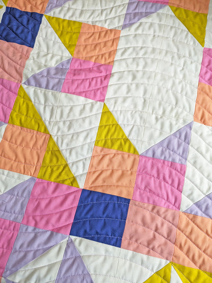 Kaleidoscope Quilt - PDF sewing pattern