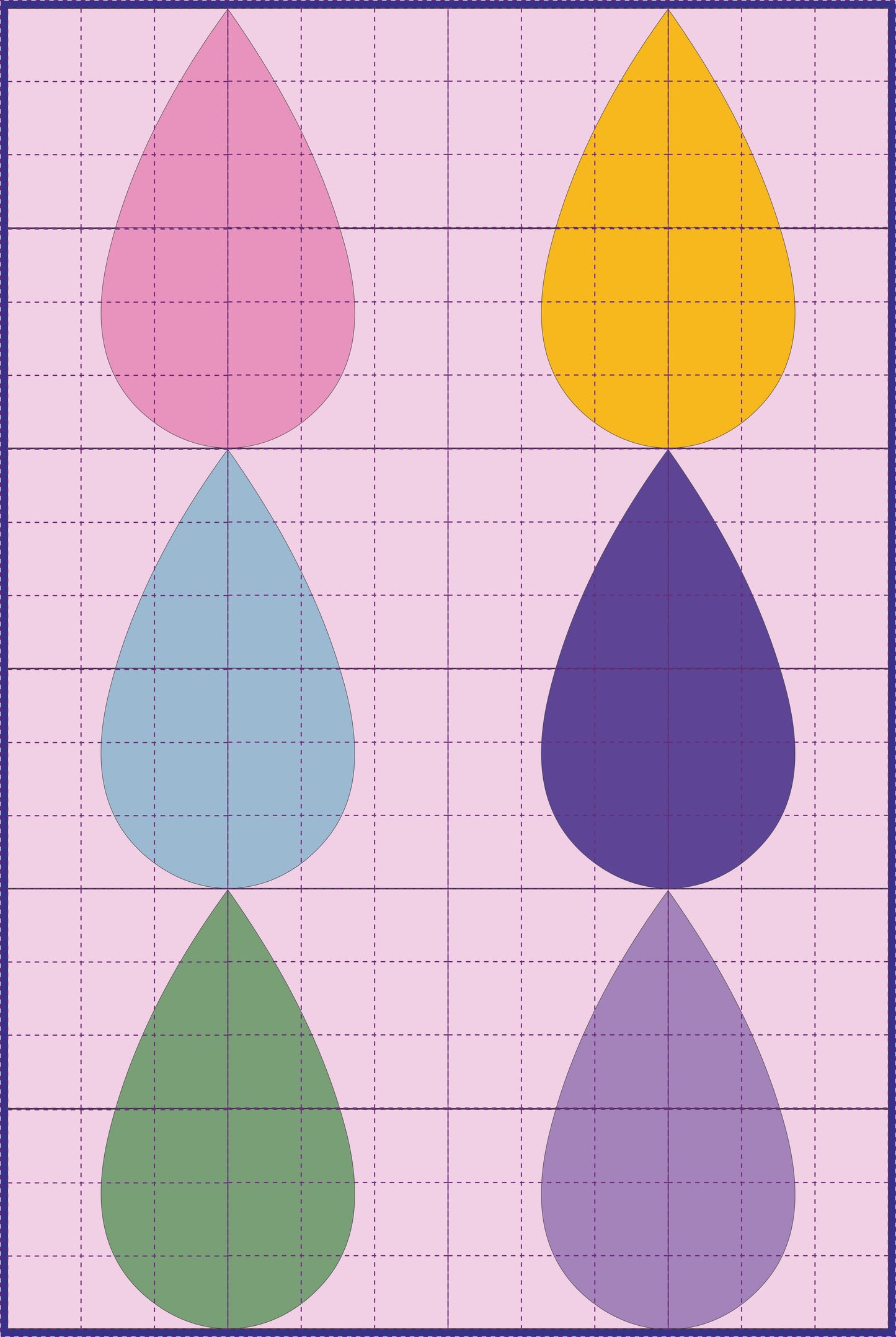 Dewdrop Quilt - PDF sewing pattern