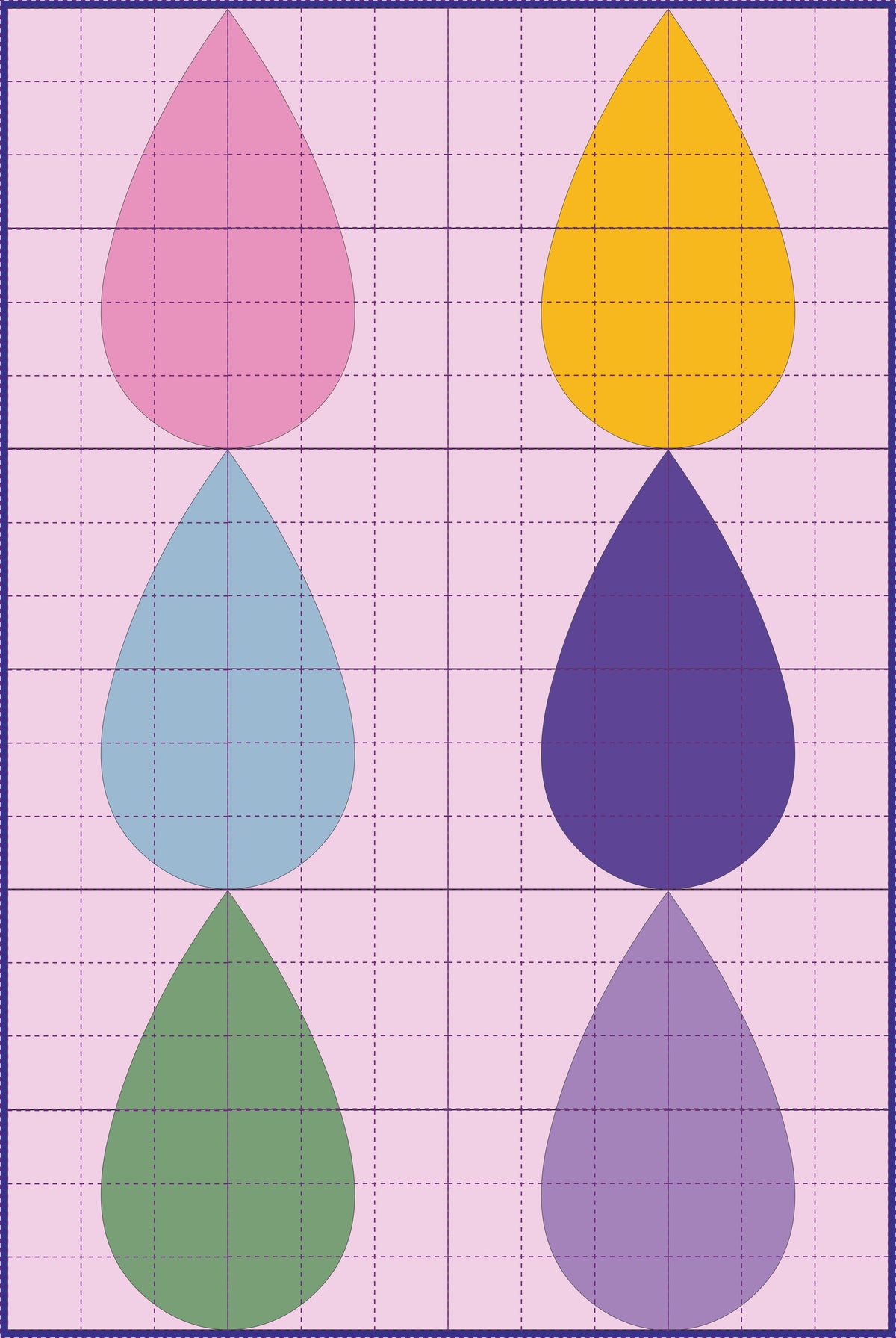 Dewdrop Quilt - PDF sewing pattern – CocoWawa Crafts