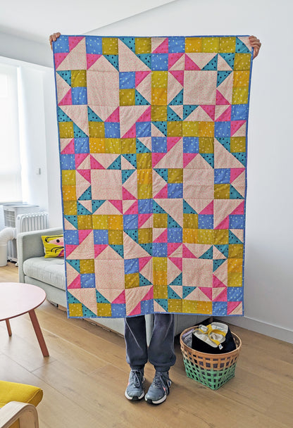 Kaleidoscope Quilt - PDF sewing pattern