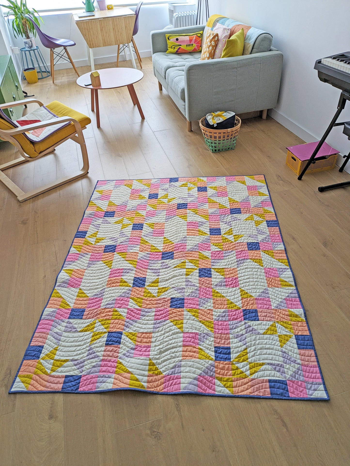 Kaleidoscope Quilt - PDF sewing pattern