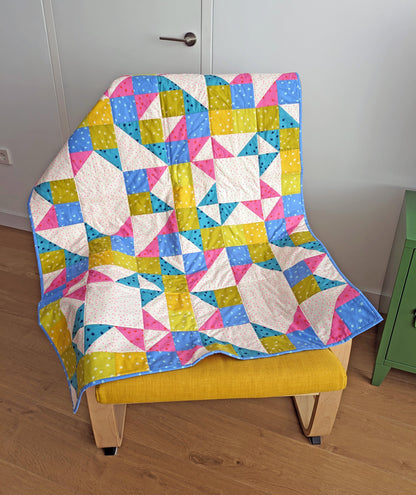 Kaleidoscope Quilt - PDF sewing pattern