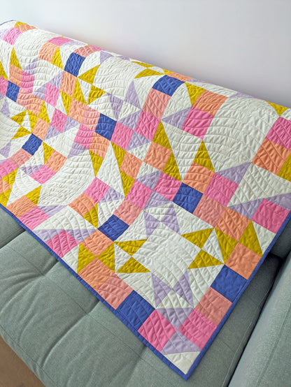 Kaleidoscope Quilt - PDF sewing pattern