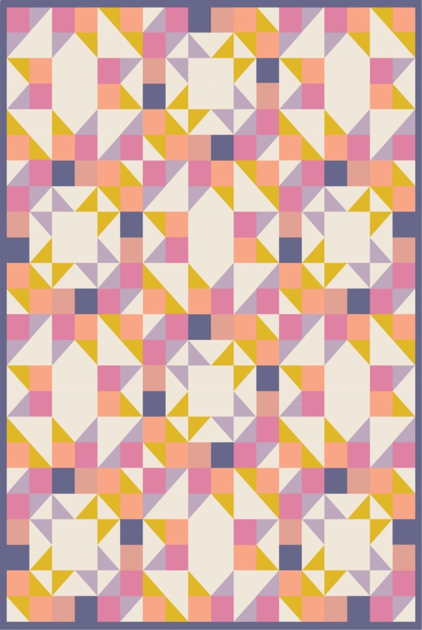 Kaleidoscope Quilt - PDF sewing pattern