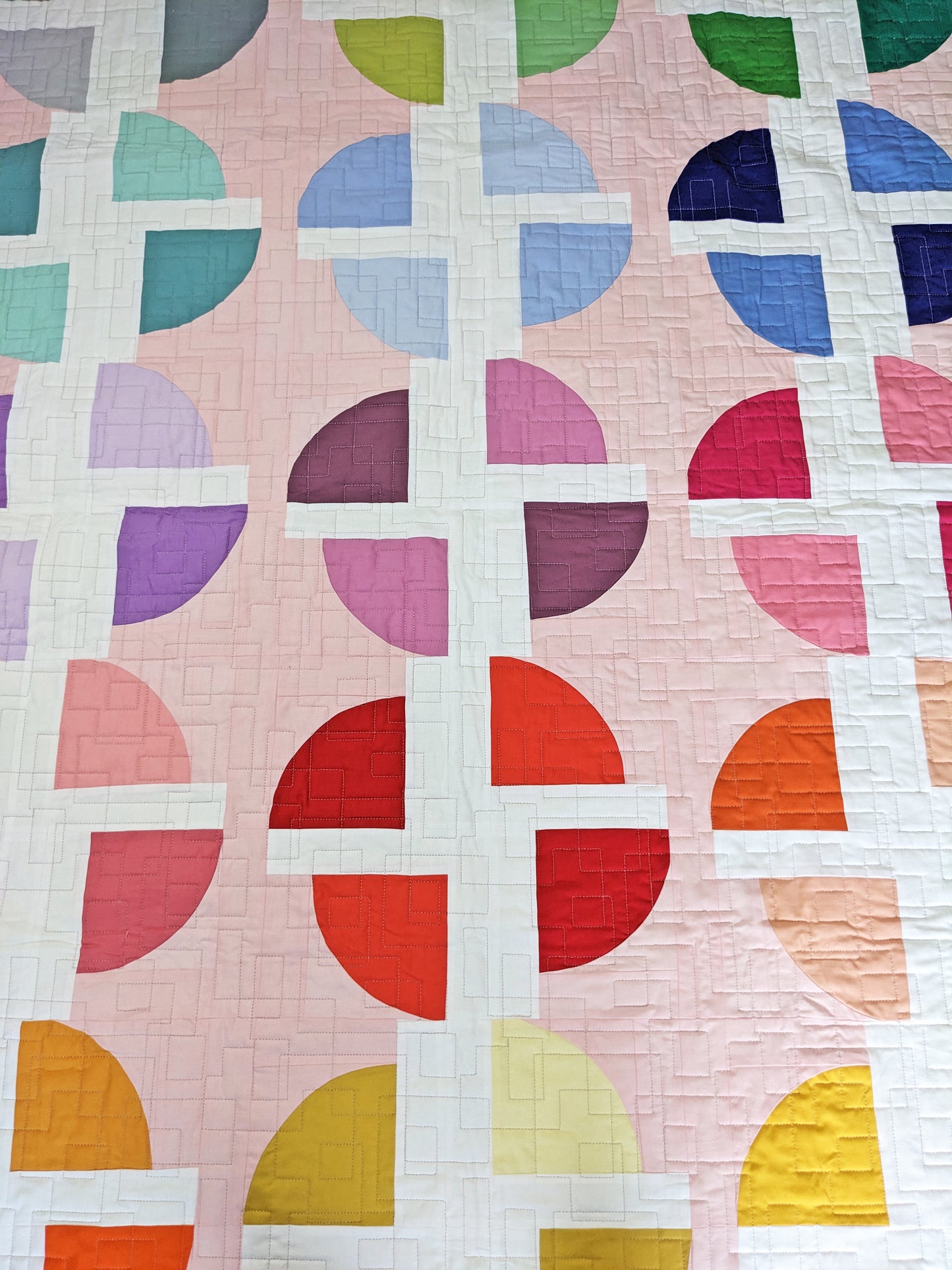 Broken Circles Quilt - PDF sewing pattern