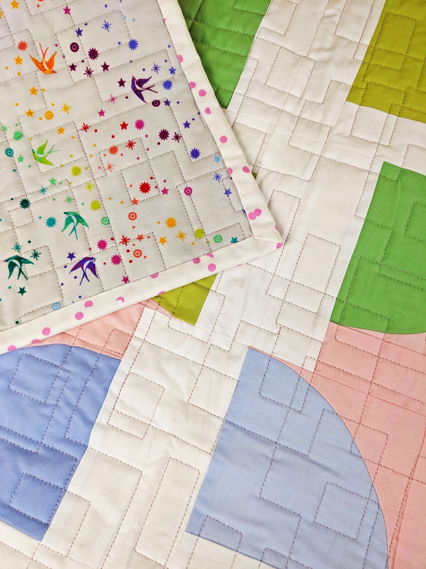 Broken Circles Quilt - PDF sewing pattern