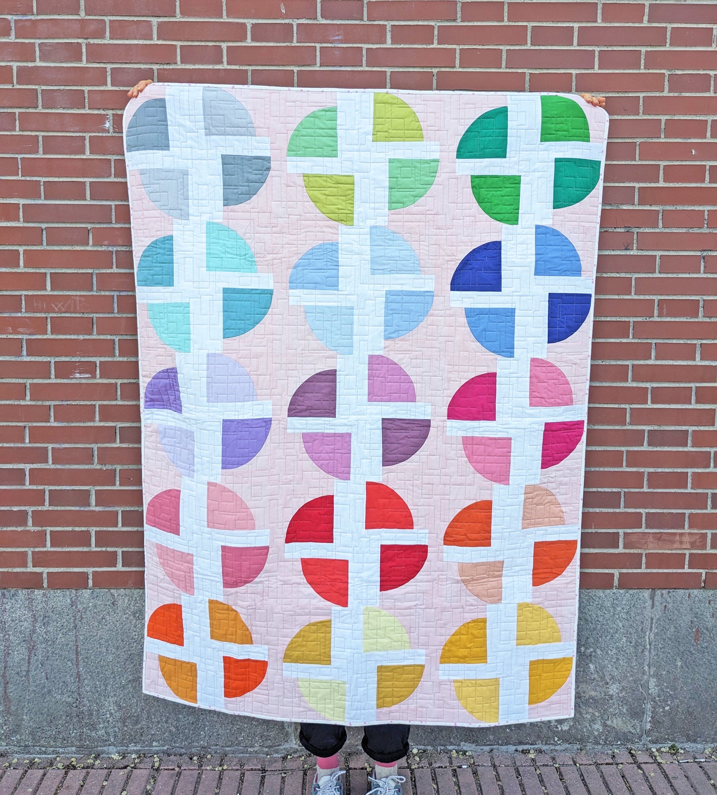Broken Circles Quilt - PDF sewing pattern