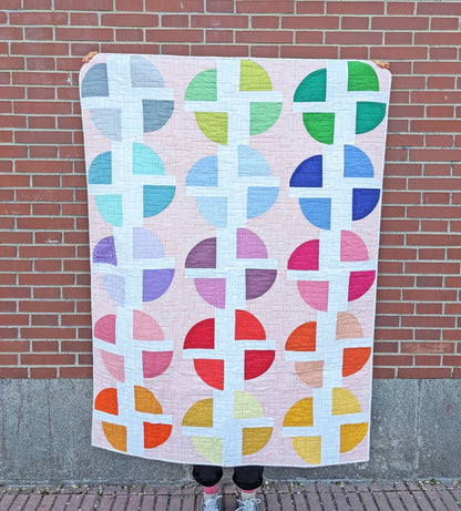 Broken Circles Quilt - PDF sewing pattern