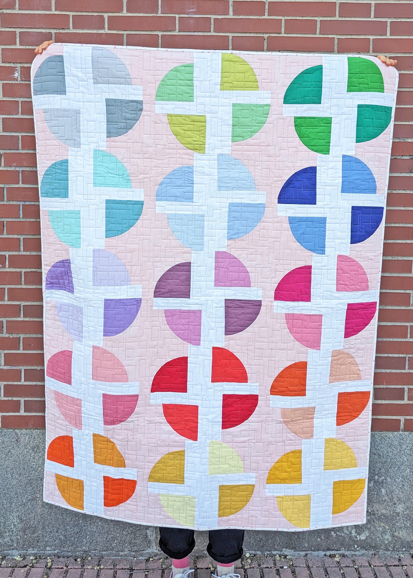 Broken Circles Quilt - PDF sewing pattern