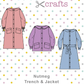 Cover size 1 Nutmeg trench jacket sewing pattern