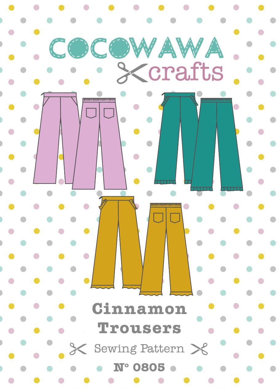 Cover English Cinnamon Trousers sewing pattern