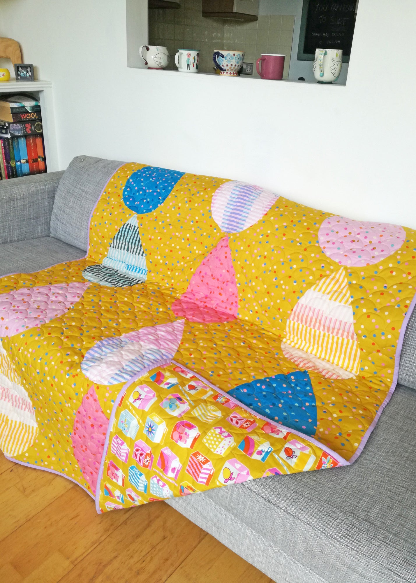 Dewdrop quilt sewing pattern size double sofa