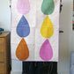 Dewdrop quilt sewing pattern throw size standing