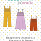 English cover Raspberry sewing pattern CocoWawa Crafts