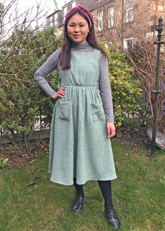 Georgie Pinafore Dress and Top sewing pattern CocoWawa Crafts