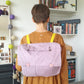 Hazelnut Backpack Sewing Pattern lilac version CocoWawa Crafts