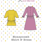 Honeycomb Shirt and Dress sewing pattern CocoWawa Crafts cover