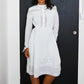 Honeycomb dress Etemi long sleeves with bows sewing pattern
