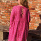 Jess Plum Dress sewing pattern CocoWawa Crafts back view