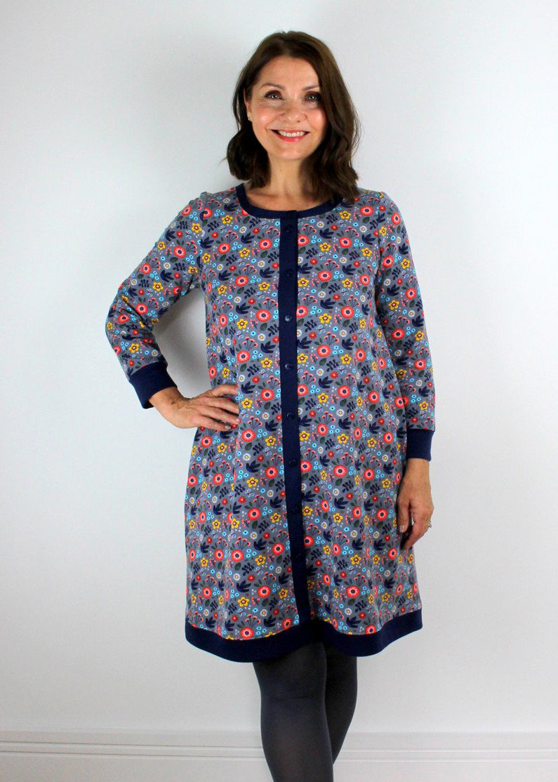 Kathy Cardi Dress CocoWawa Crafts Sewing pattern