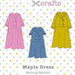 Maple dress sewing pattern instructions cover English CocoWawa Crafts