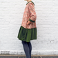 Marshmallow Dress Sewing Pattern CocoWawa Crafts long sleeve version side view