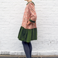 Marshmallow Dress Sewing Pattern CocoWawa Crafts long sleeve version side view