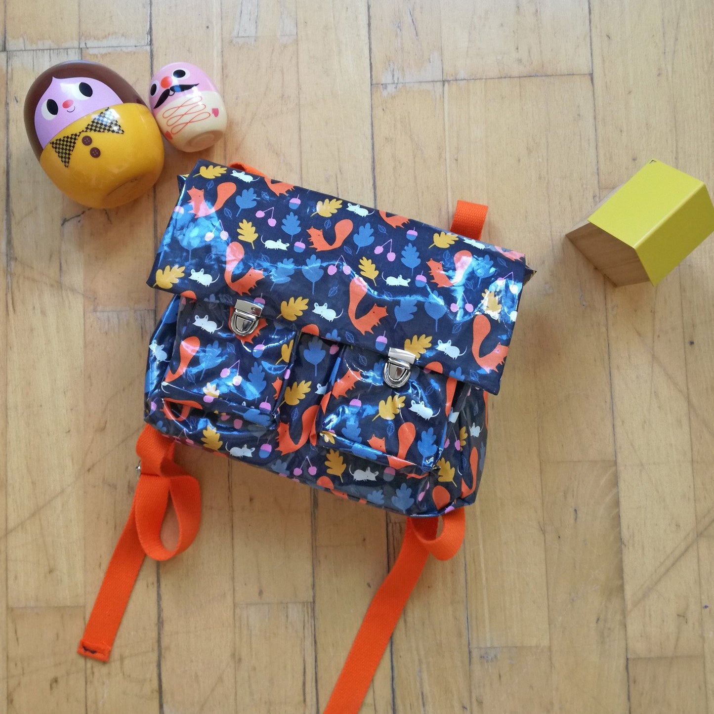 Mini Hazelnut Backpack sewing pattern CocoWawa Crafts