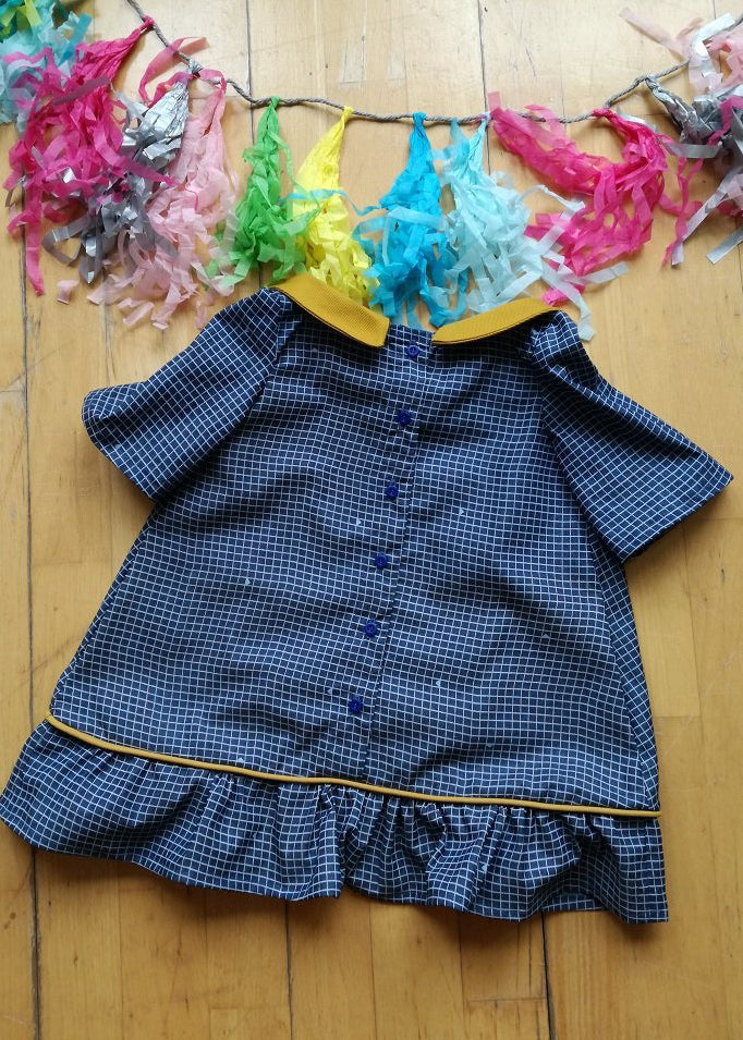 Mini Marshmallow Dress sewing pattern back
