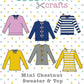 Mini Chestnut sweater sewing pattern cover