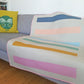 Novice Stripe Quilt sewing pattern CocoWawa Crafts sofa