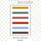 Novice Stripe Quilt sewing pattern CocoWawa cover