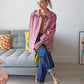 Nutmeg Jacket sewing pattern sitting view