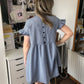 Sharlene Plum Dress babydoll sewing pattern CocoWawa Crafts back view